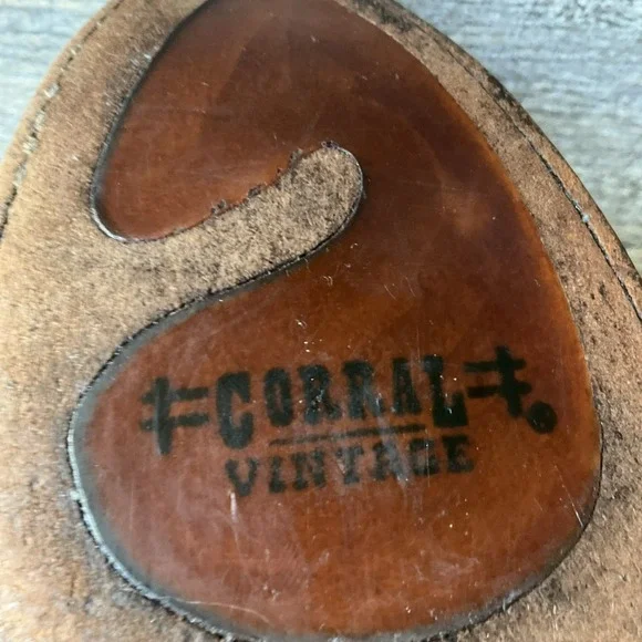 Corral Women's Aztec Embroidered Cowgirl Boot Snip Toe C2872 Lady's Size 10M - Picture 13 of 16